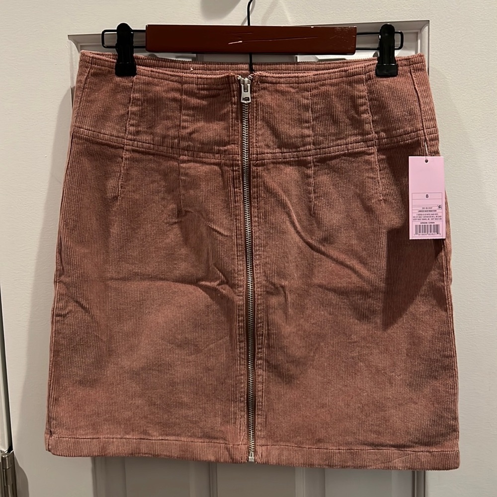 Wild Fable Corduroy Skirt NWT - light pink, size 8